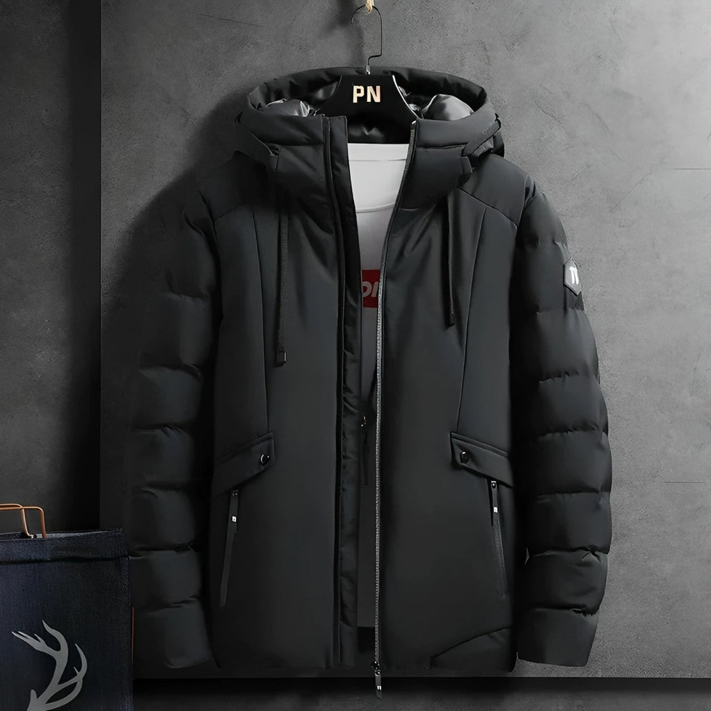 Bodhi | Elegant Hooded Mens Parka Jacket