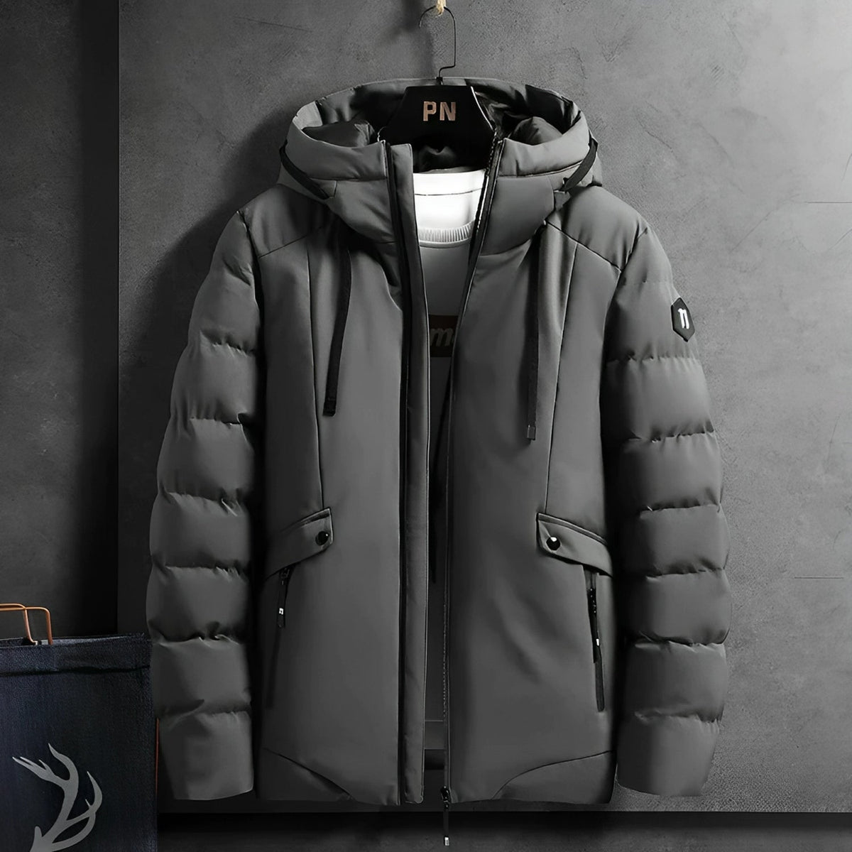 Bodhi | Elegant Hooded Mens Parka Jacket