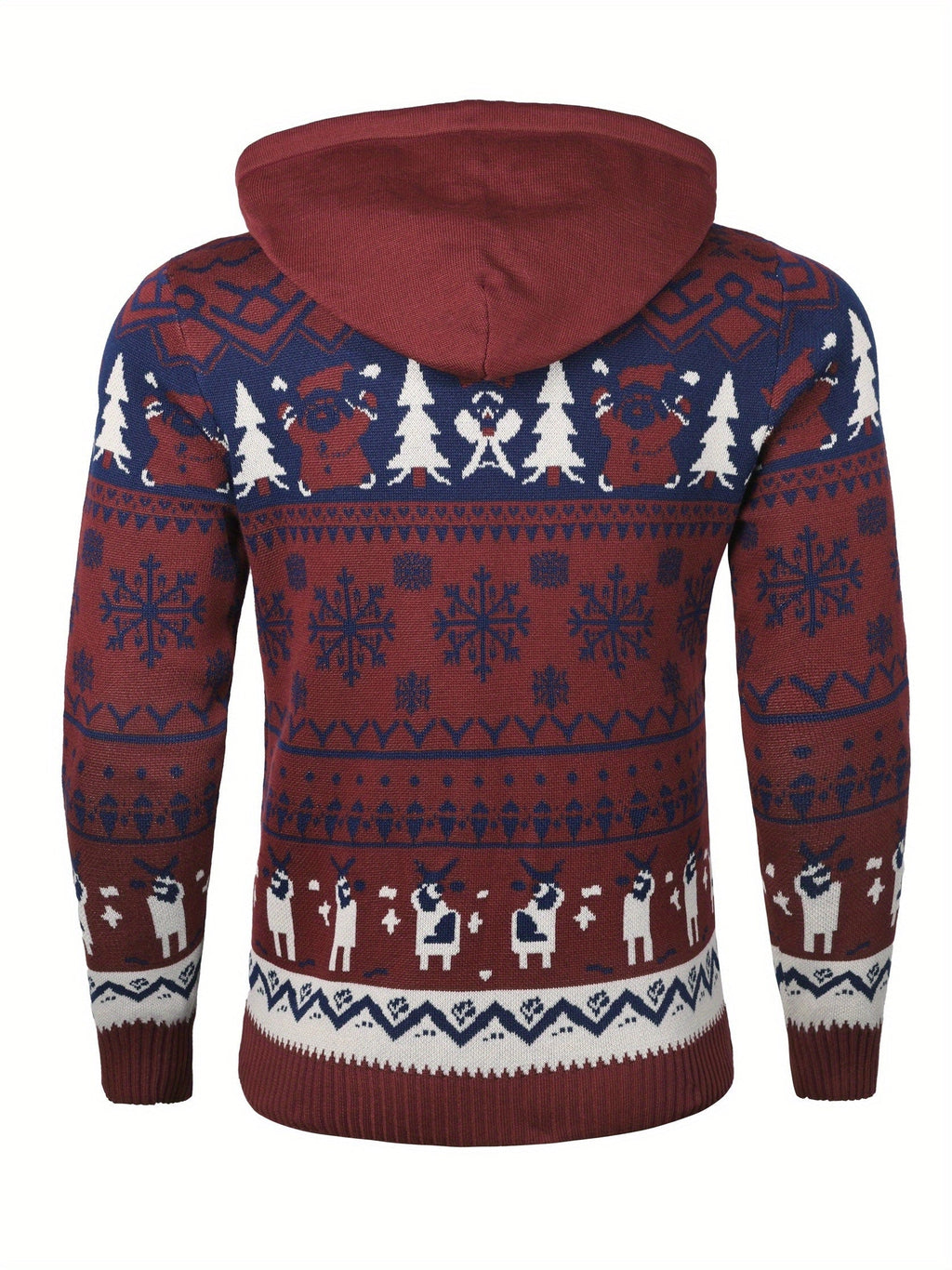 Bodhi | Graceful Reindeer Mens Xmas Jumper Hoodie