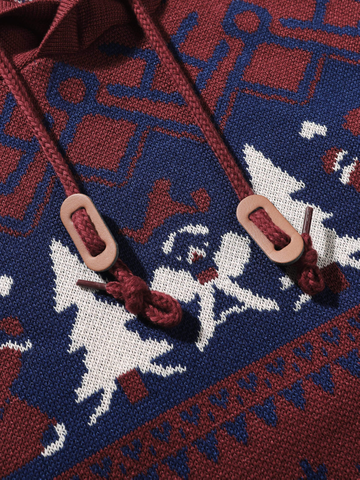 Bodhi | Graceful Reindeer Mens Xmas Jumper Hoodie