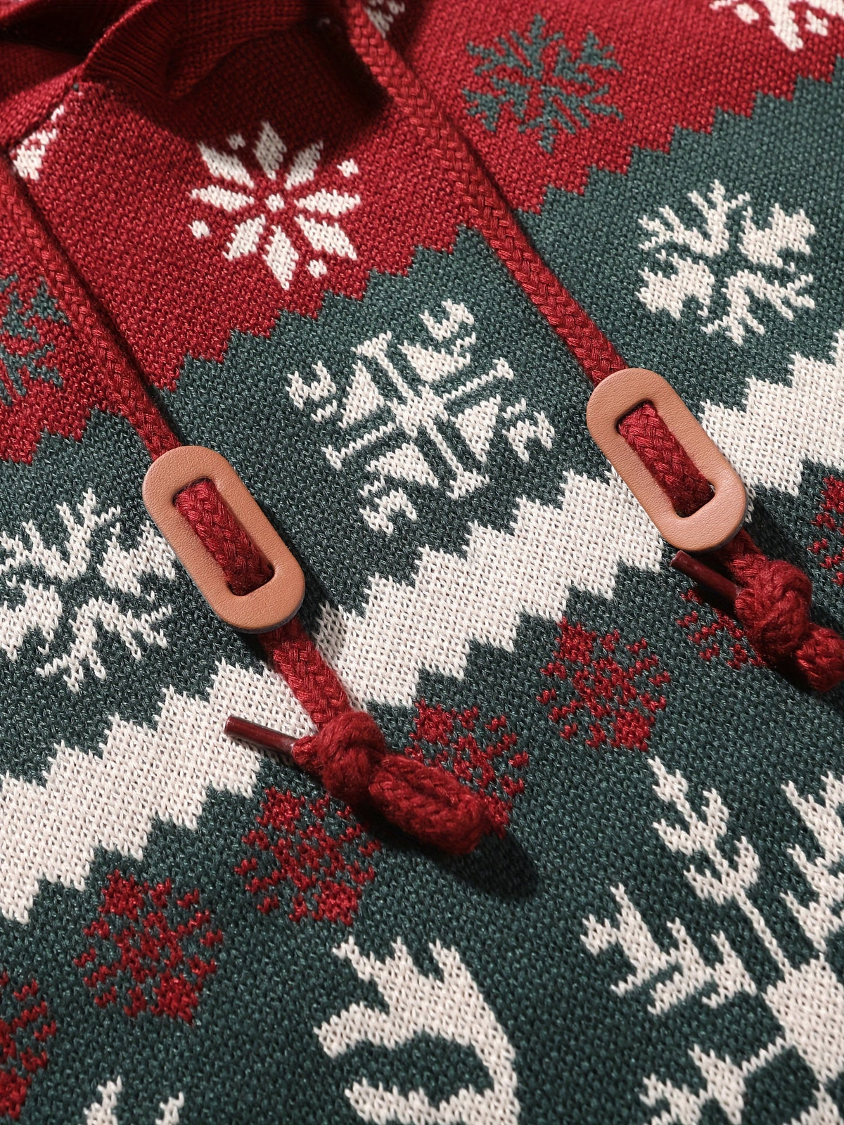 Bodhi | Graceful Reindeer Mens Xmas Jumper Hoodie
