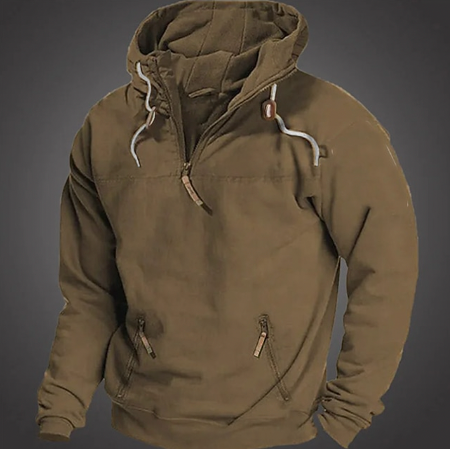 Bodhi | Stylish Half-Zip Hooded Sweatshirt Anorak