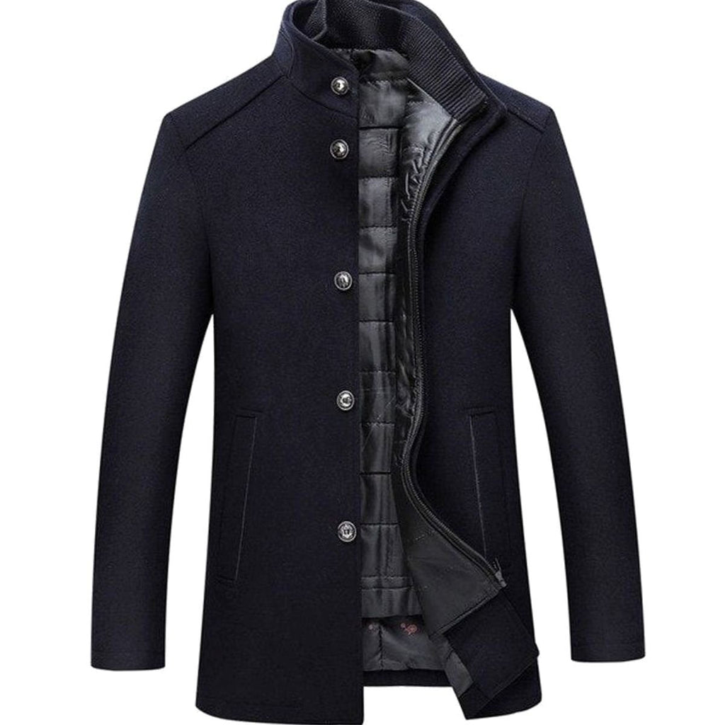 Bodhi | Stylish Stand Collar Button-Up Mens Parka Jacket