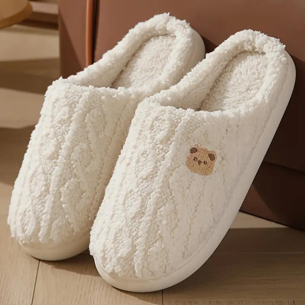 Bonnie | Elegant Cosy Fluffy Plush Slippers