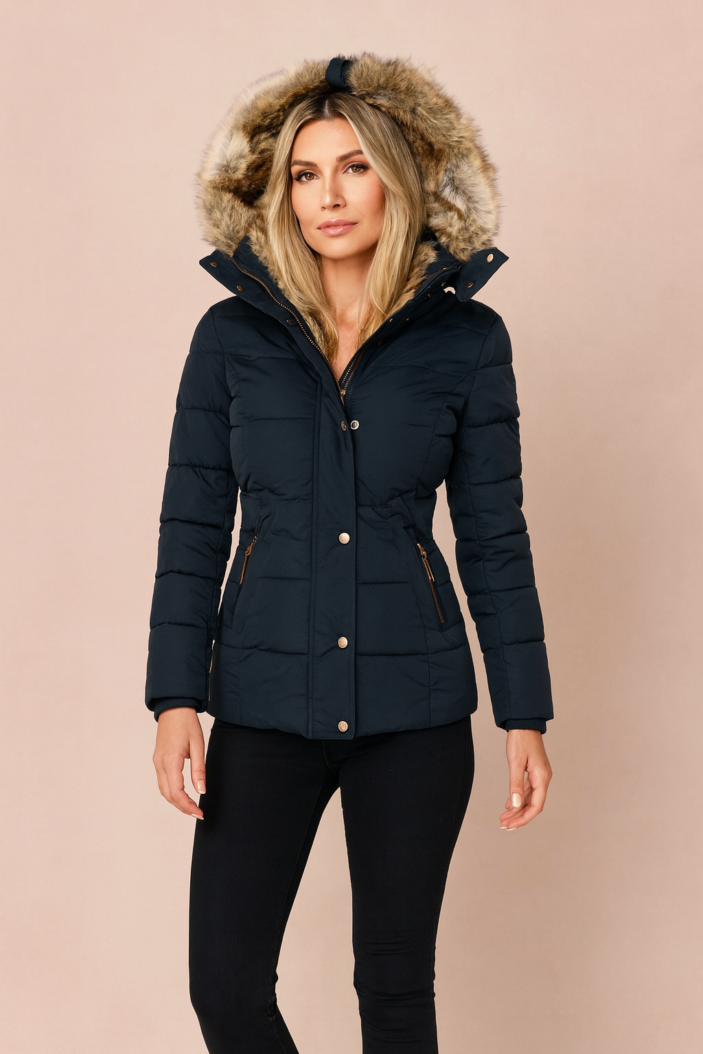 Bonnie | Graceful Hooded Quilted Puffer Jacket Women
