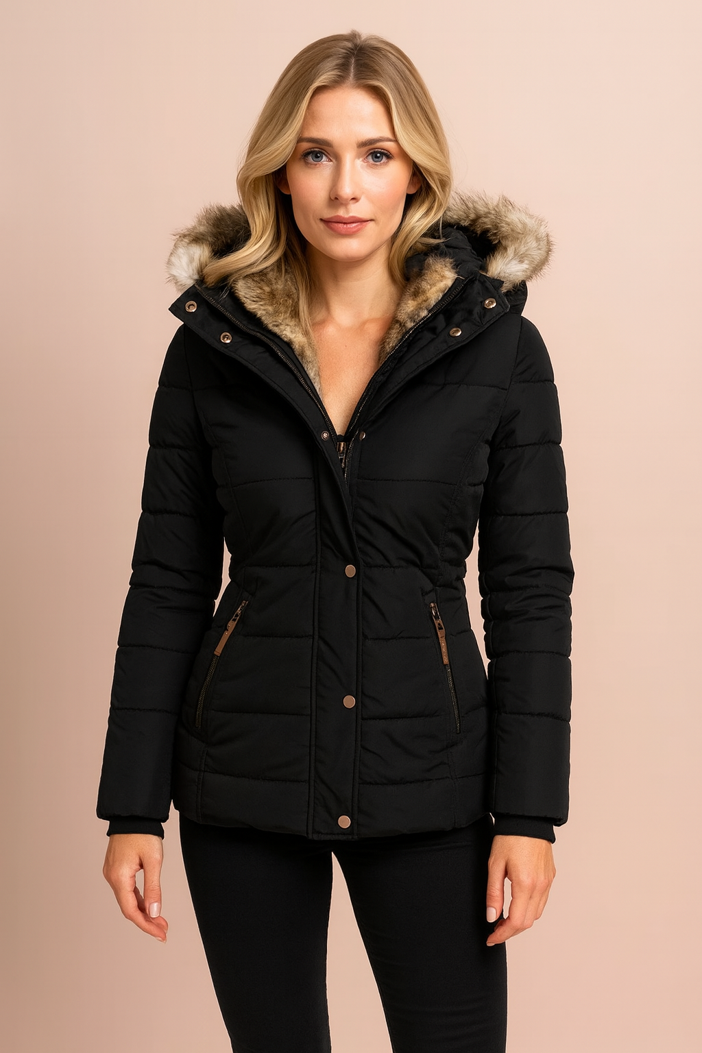 Bonnie | Graceful Hooded Quilted Puffer Jacket Women