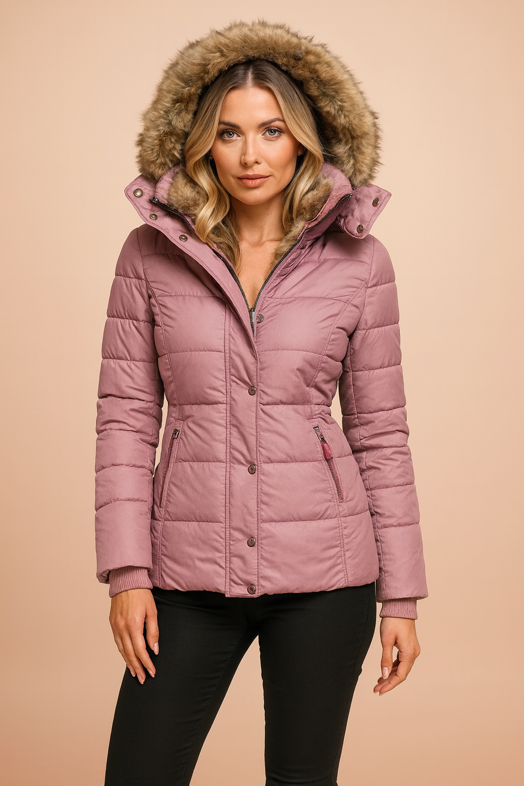 Bonnie | Graceful Hooded Quilted Puffer Jacket Women