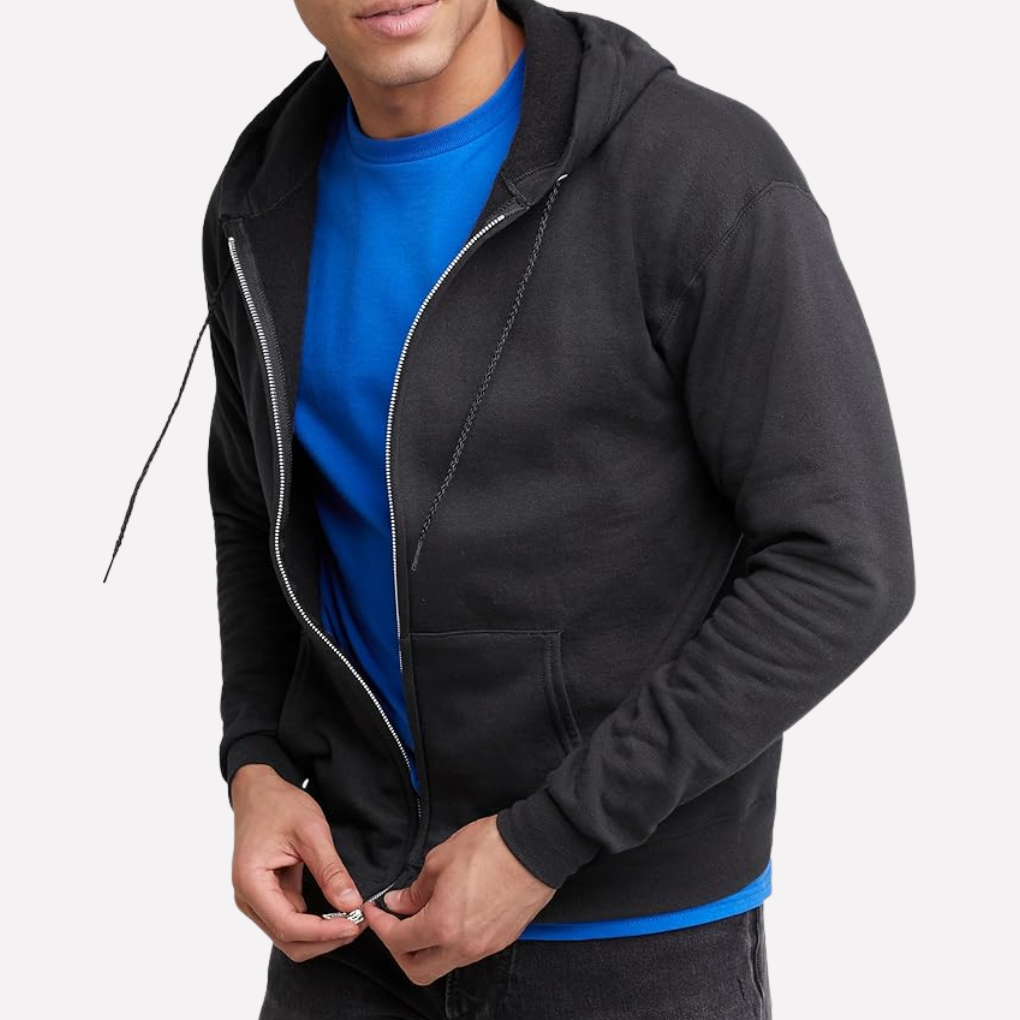 Caleb | Effortless Full-Zip Hooded Sweatshirt