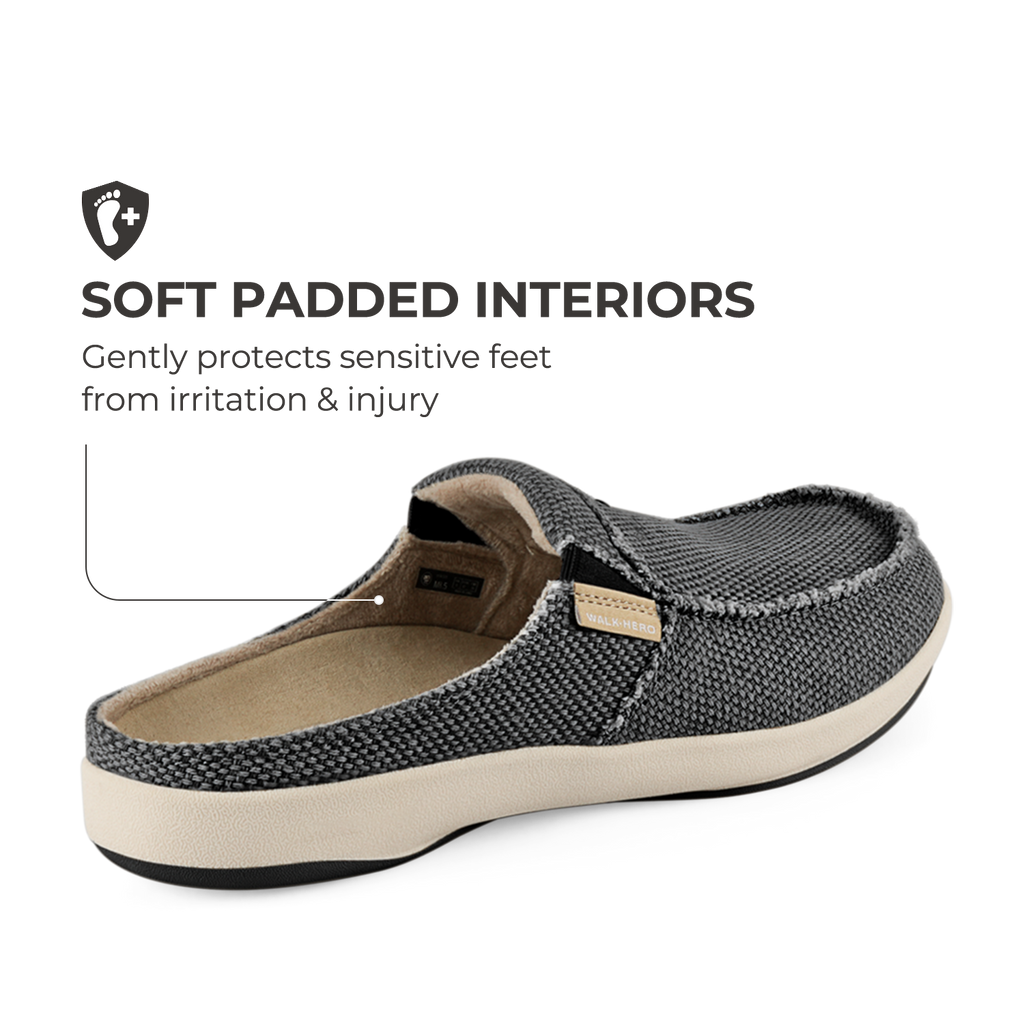 Caleb | Refined Arch Support Mens Slippers with Plush Lining