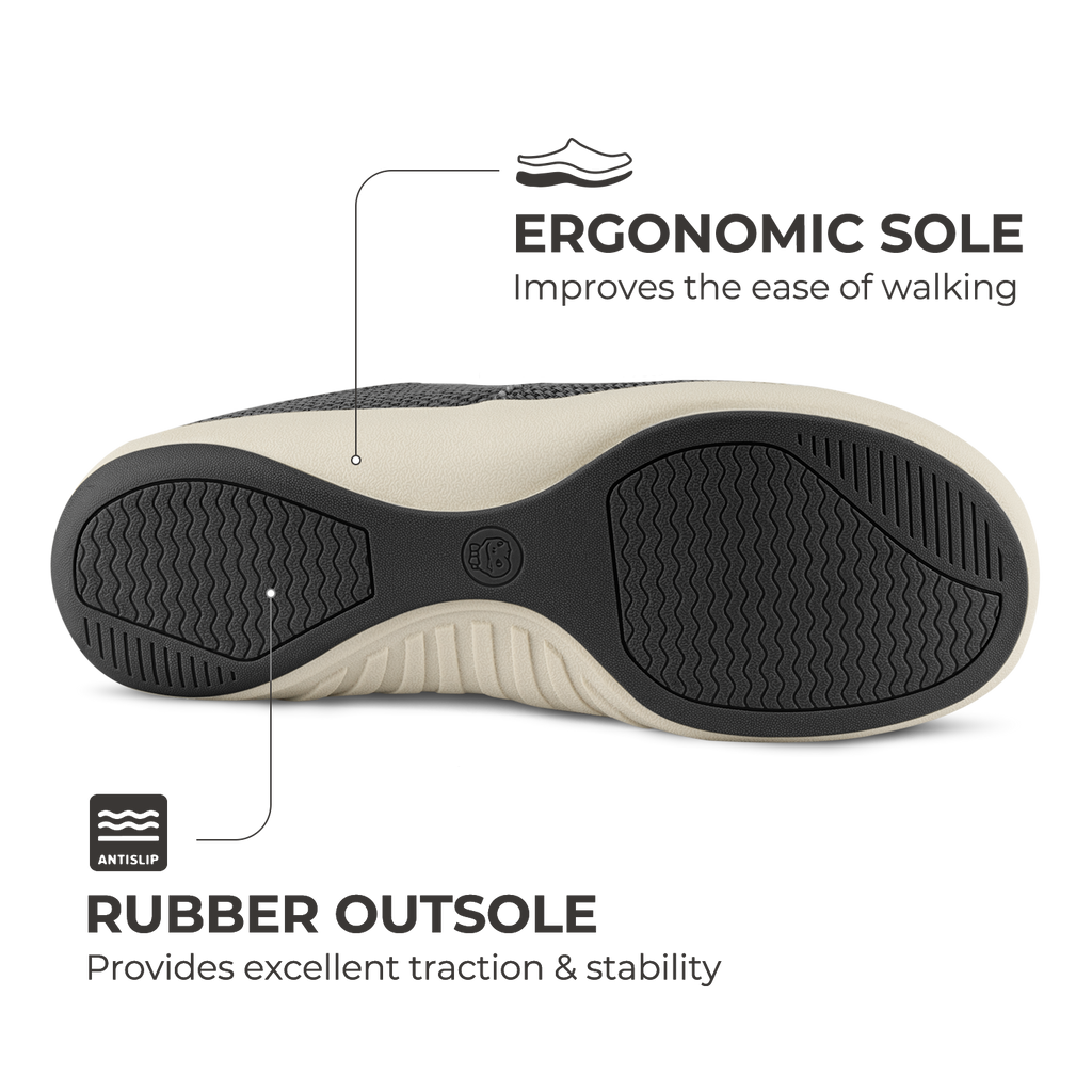 Caleb | Refined Arch Support Mens Slippers with Plush Lining