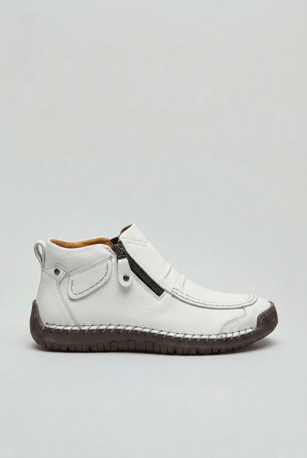 Caleb | Relaxed Side Zip Orthopedic Ankle Boots
