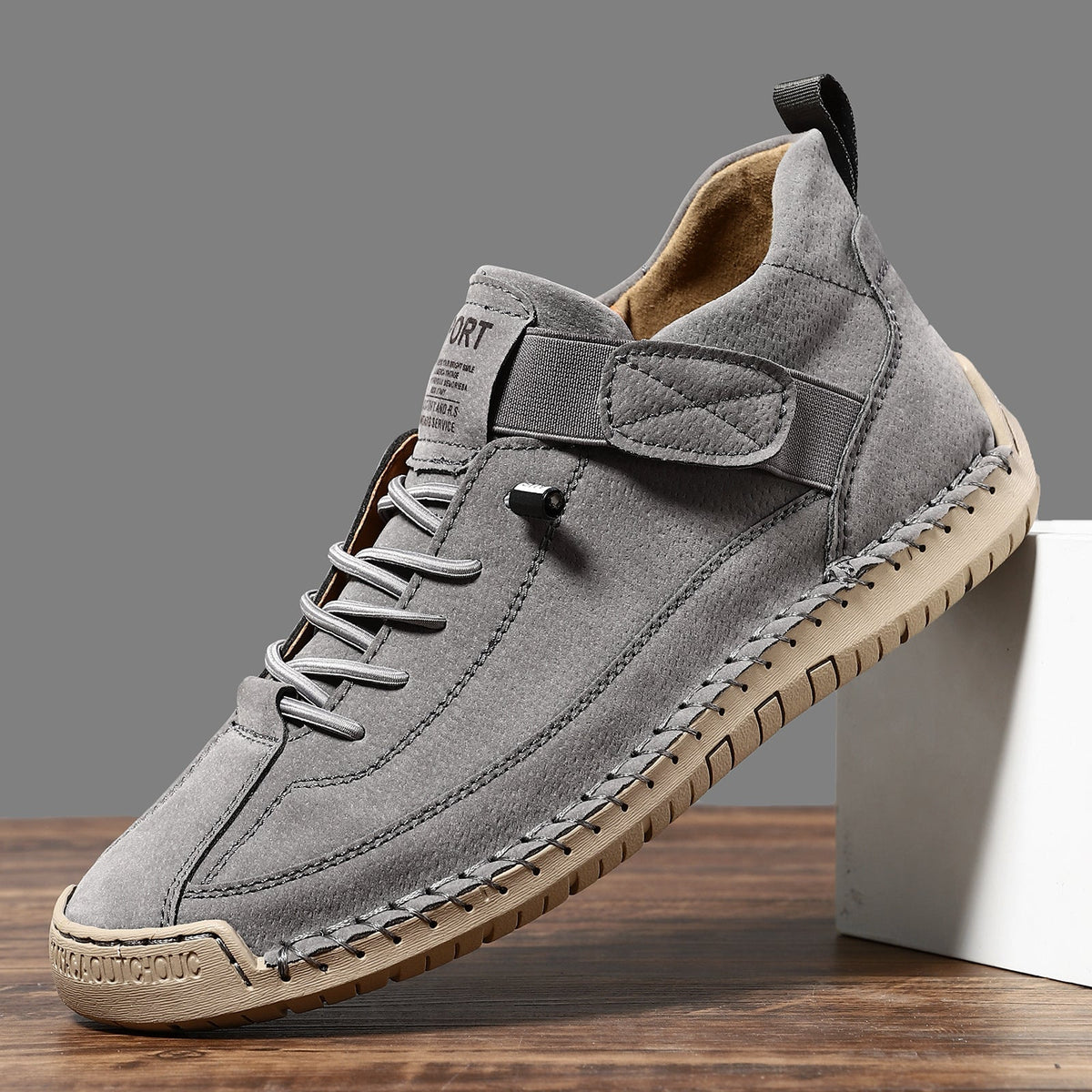 Charlie | Sophisticated Cushioned Orthopedic Shoes with Stitched Detail