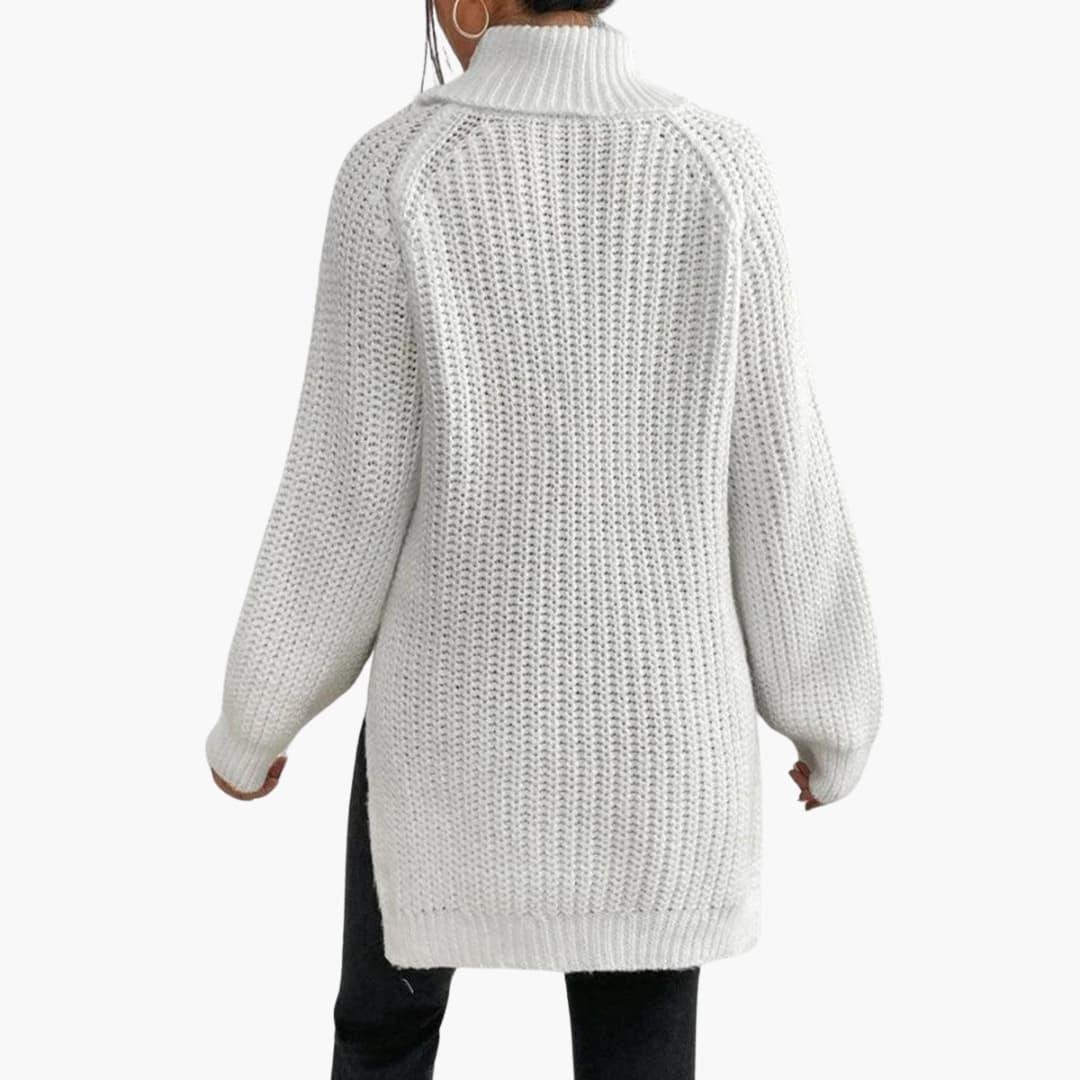 Charlotte | Classic Oversized Roll Neck Womens Knit Jumper