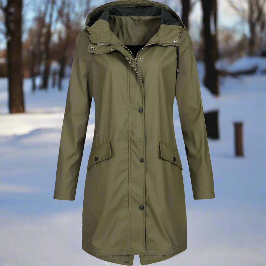 Charlotte | Effortless Hooded Waterproof Jacket with Pockets