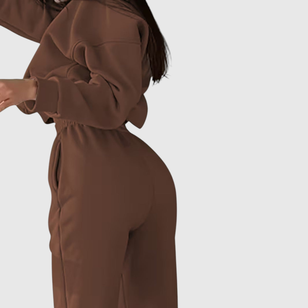 Clara | Graceful Oversized Embroidered Tracksuit Two-Piece Set