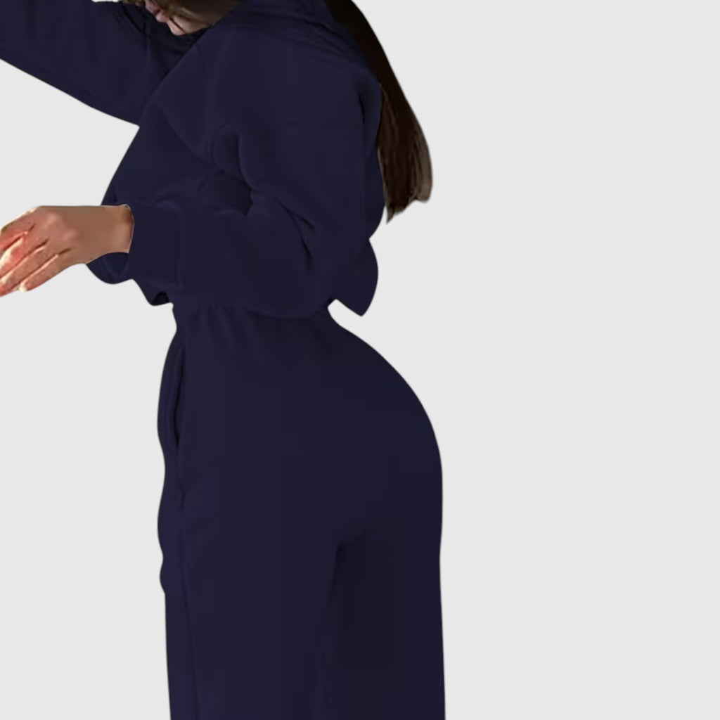 Clara | Graceful Oversized Embroidered Tracksuit Two-Piece Set