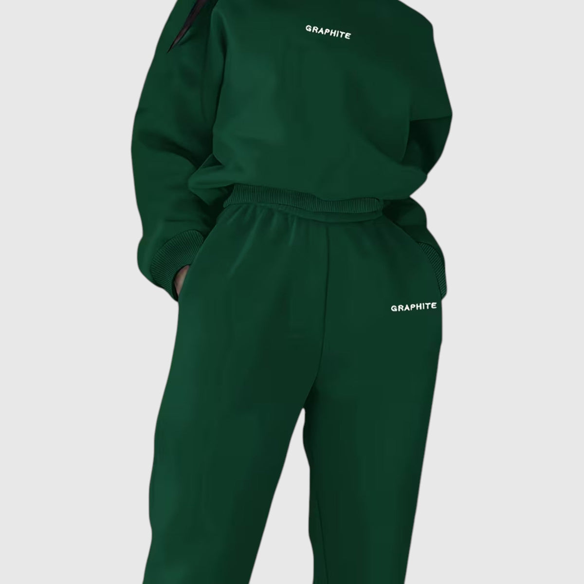 Clara | Graceful Oversized Embroidered Tracksuit Two-Piece Set