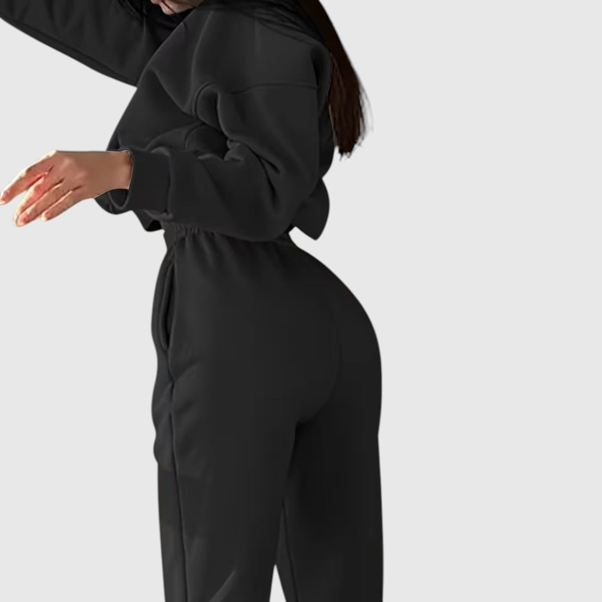 Clara | Graceful Oversized Embroidered Tracksuit Two-Piece Set