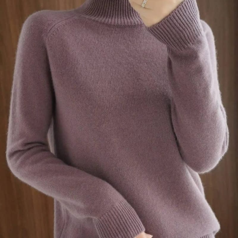Daisy | Long Sleeve Roll Neck Womens Knit Jumper
