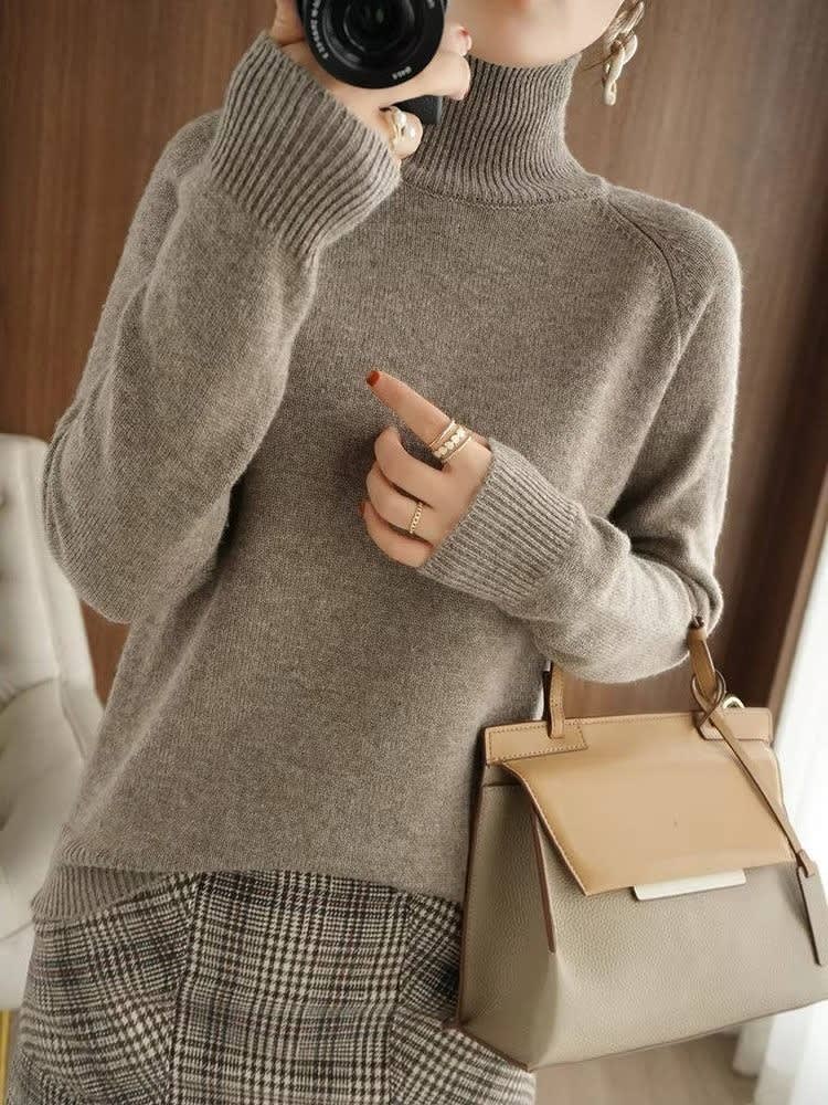 Daisy | Long Sleeve Roll Neck Womens Knit Jumper