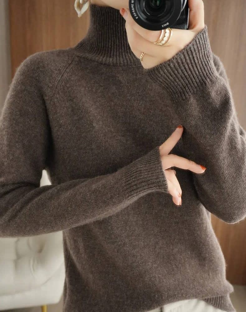 Daisy | Long Sleeve Roll Neck Womens Knit Jumper