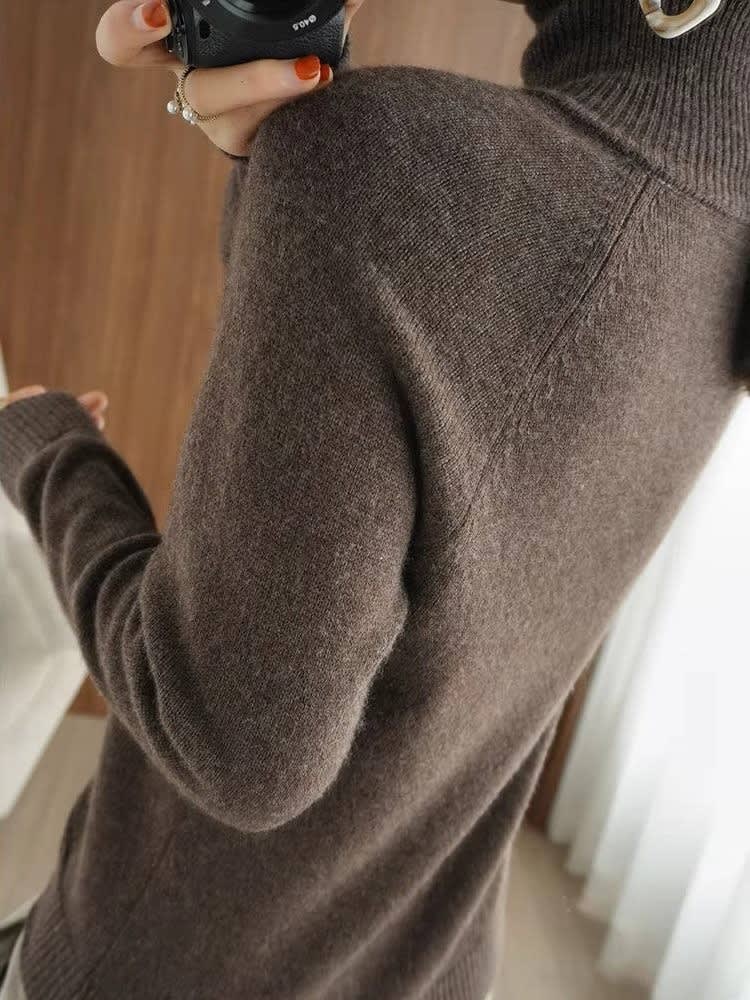 Daisy | Long Sleeve Roll Neck Womens Knit Jumper