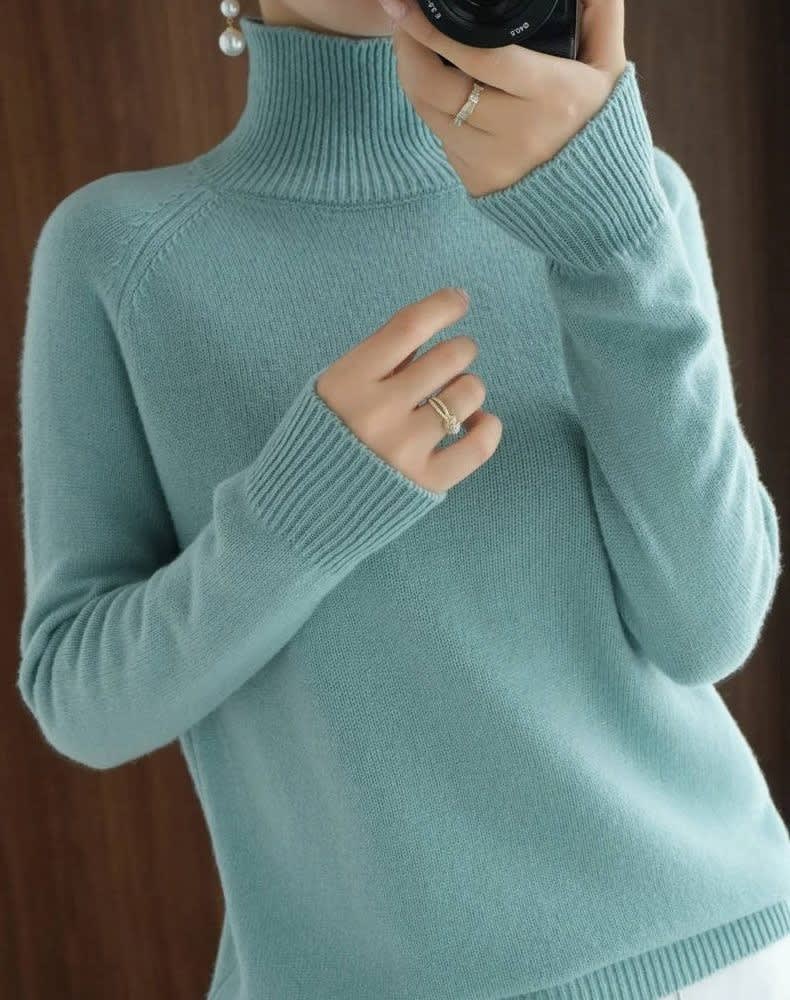 Daisy | Long Sleeve Roll Neck Womens Knit Jumper