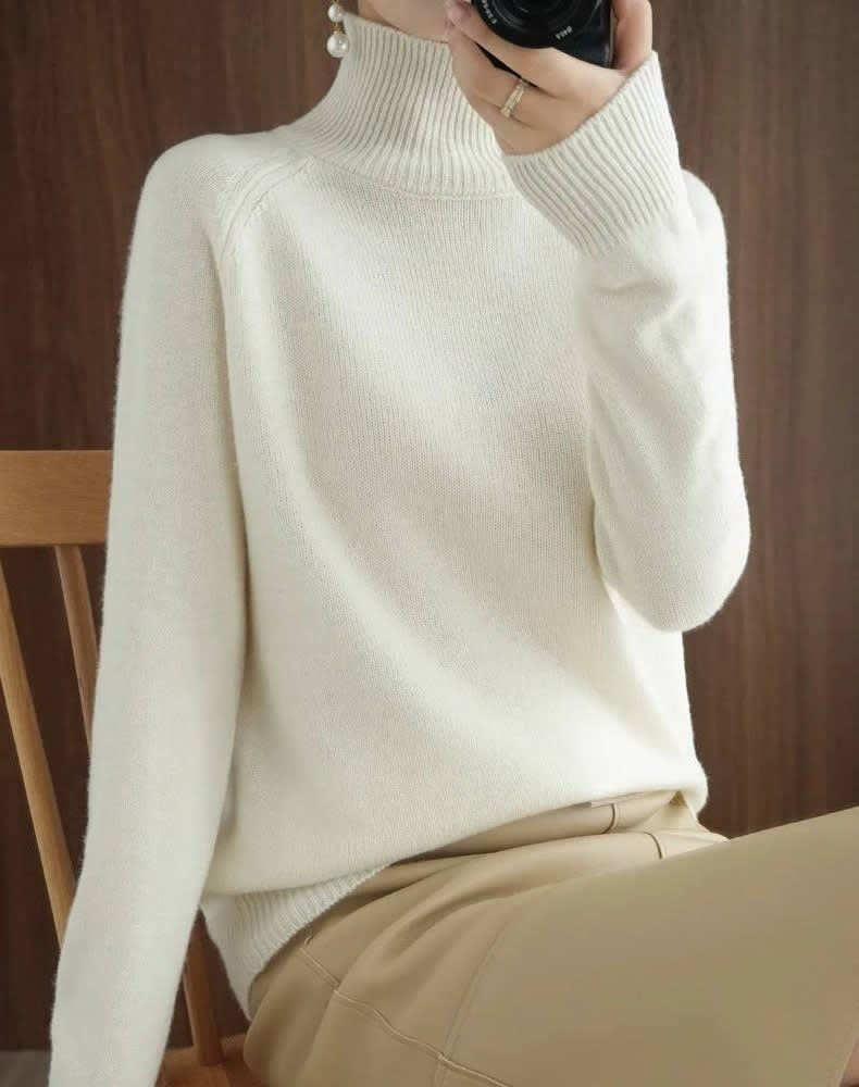 Daisy | Long Sleeve Roll Neck Womens Knit Jumper