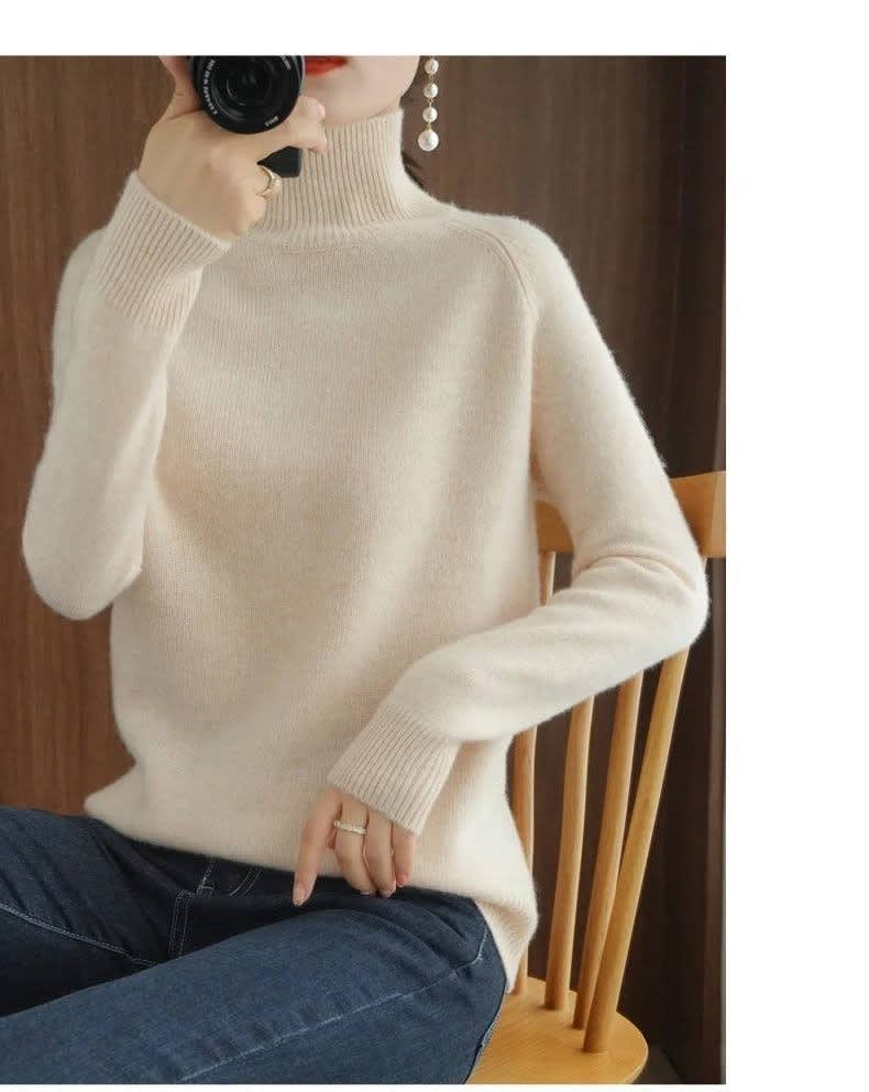 Daisy | Long Sleeve Roll Neck Womens Knit Jumper