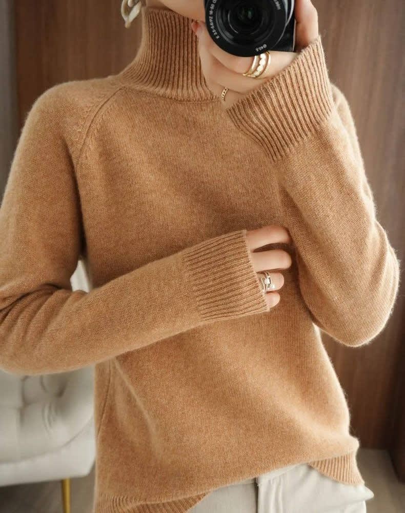 Daisy | Long Sleeve Roll Neck Womens Knit Jumper