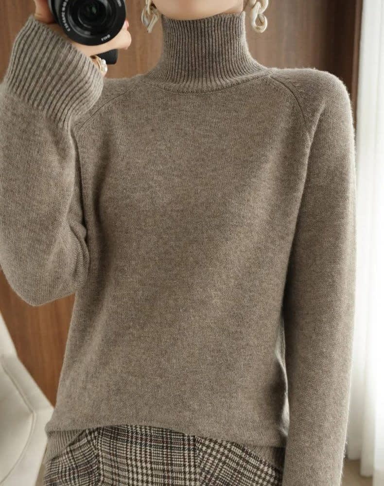 Daisy | Long Sleeve Roll Neck Womens Knit Jumper