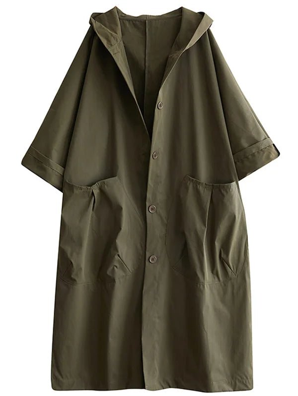 Daisy | Sophisticated Hooded Long Waterproof Jacket