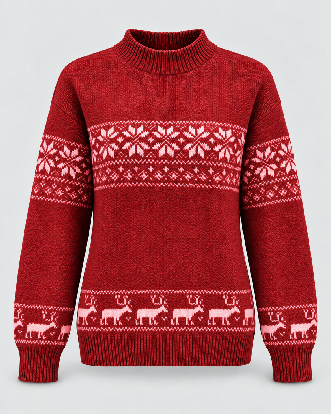 Daisy | Timeless Fair Isle Reindeer Ladies Xmas Jumper