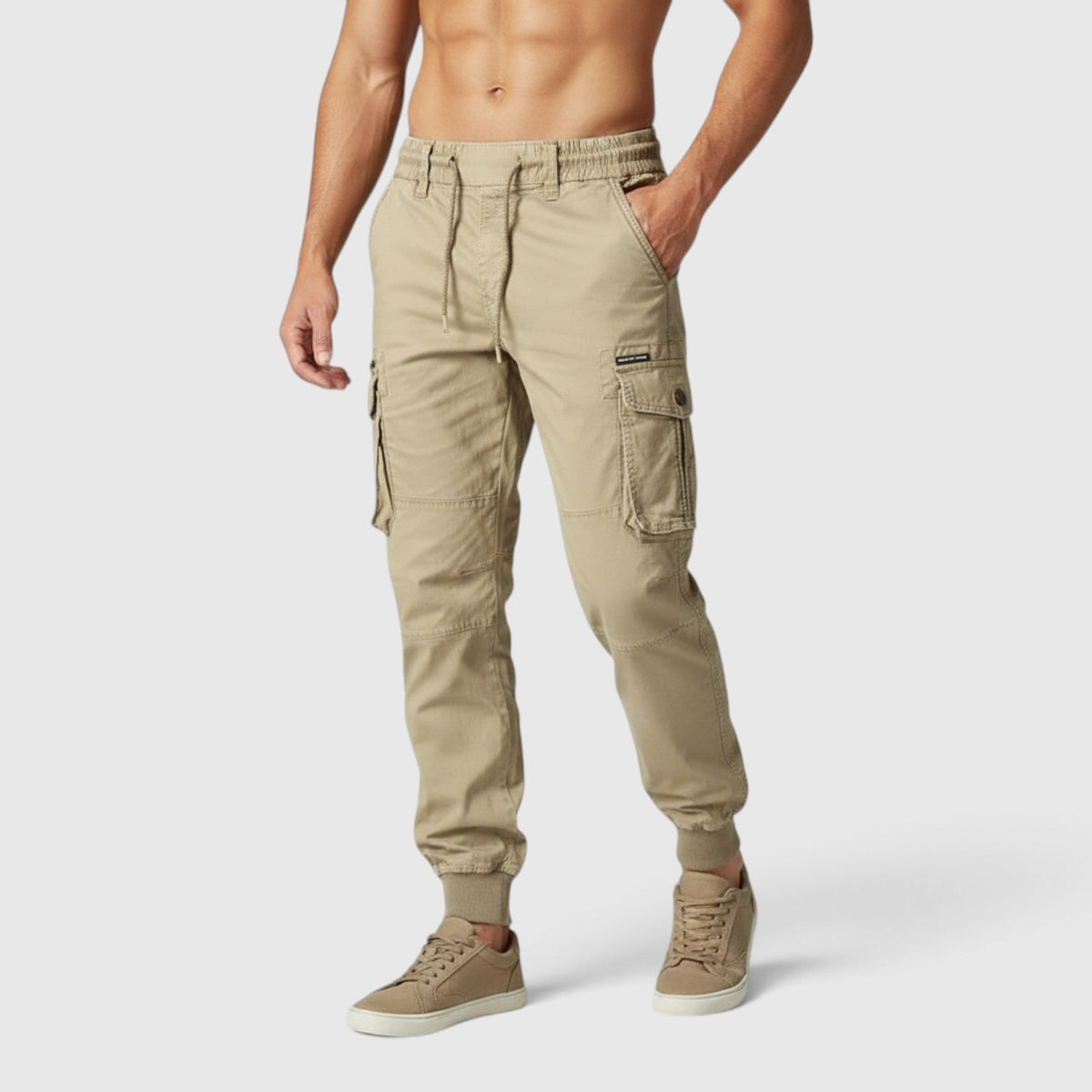 Daniel | Cosy Utility Cargo Trousers with Multi Pocket Jogger Fit