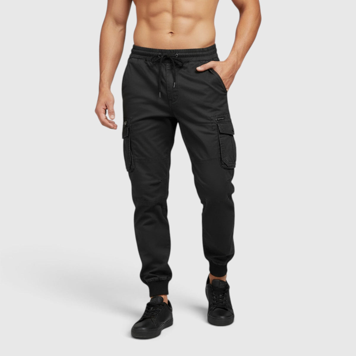 Daniel | Cosy Utility Cargo Trousers with Multi Pocket Jogger Fit