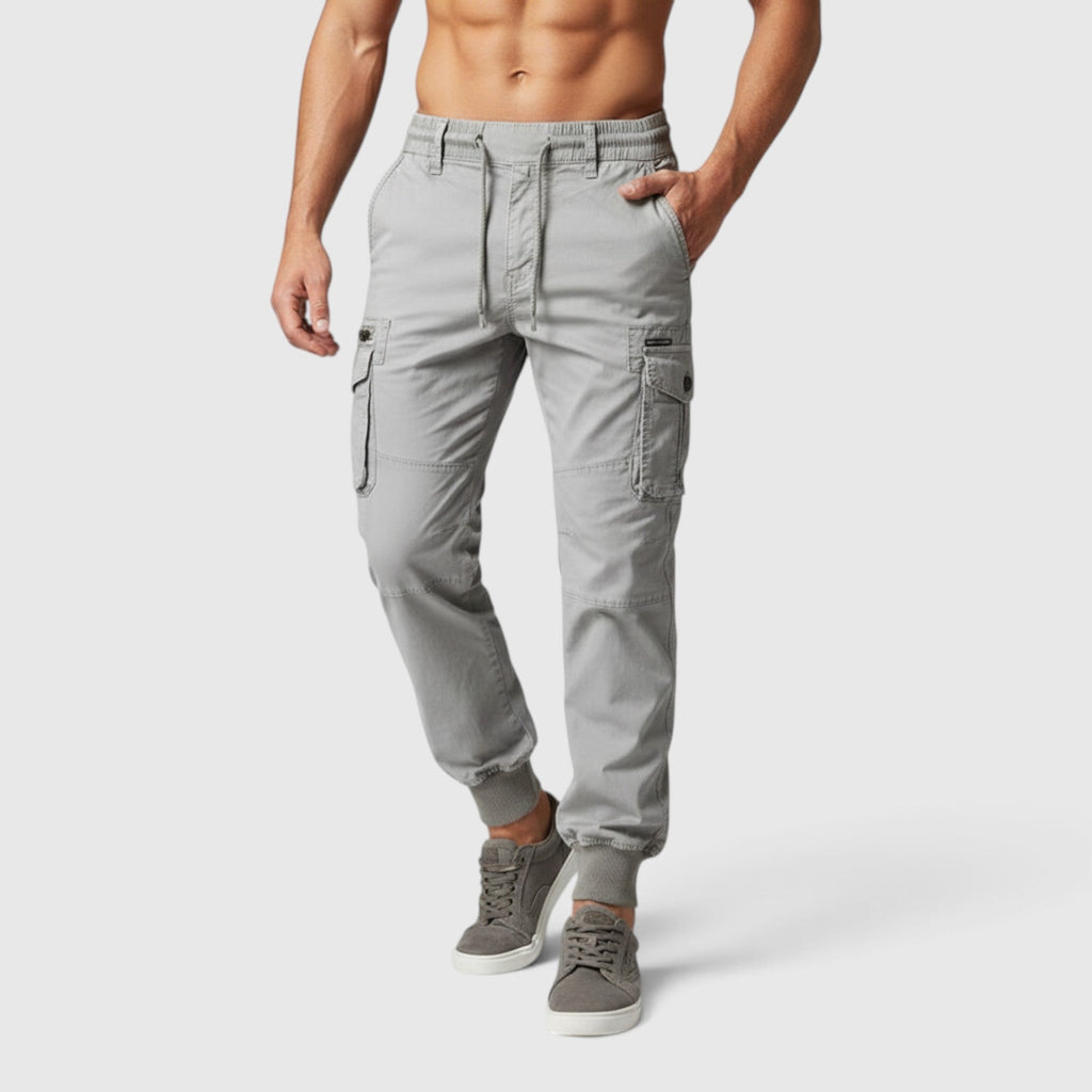 Daniel | Cosy Utility Cargo Trousers with Multi Pocket Jogger Fit