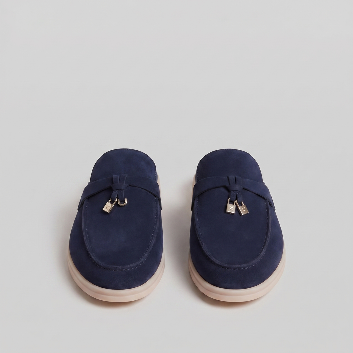 Daniel | Sophisticated Buckle Trim Loafer Mule Slippers