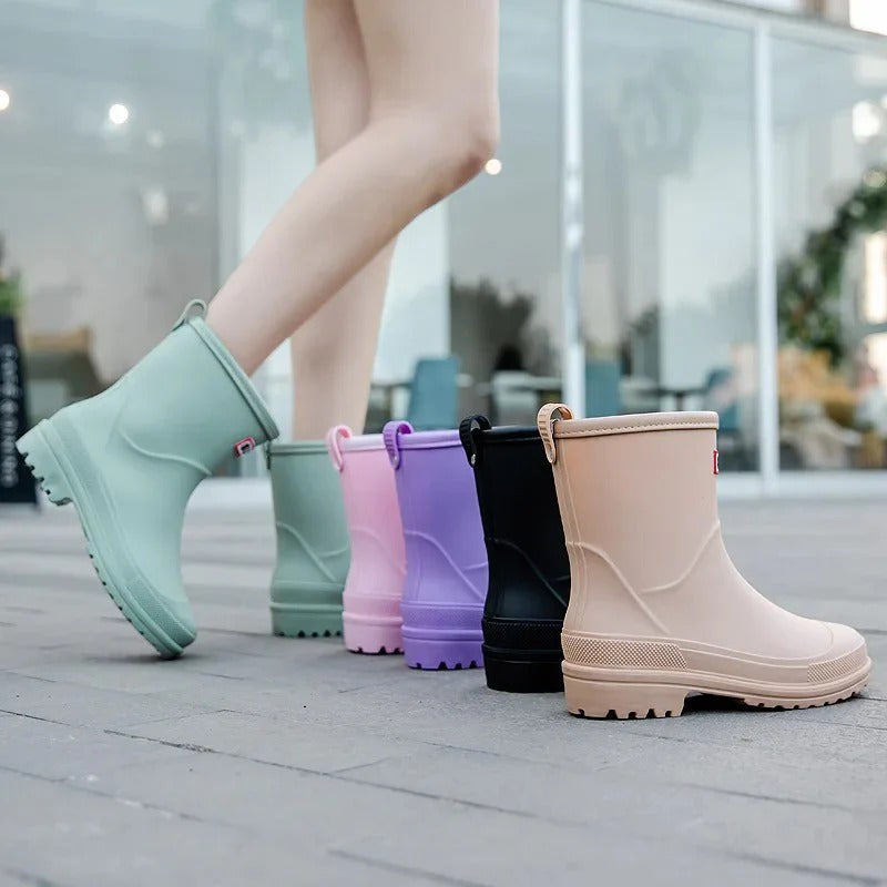 Darcie | Effortless Mid-Calf Waterproof Boots with Chunky Sole