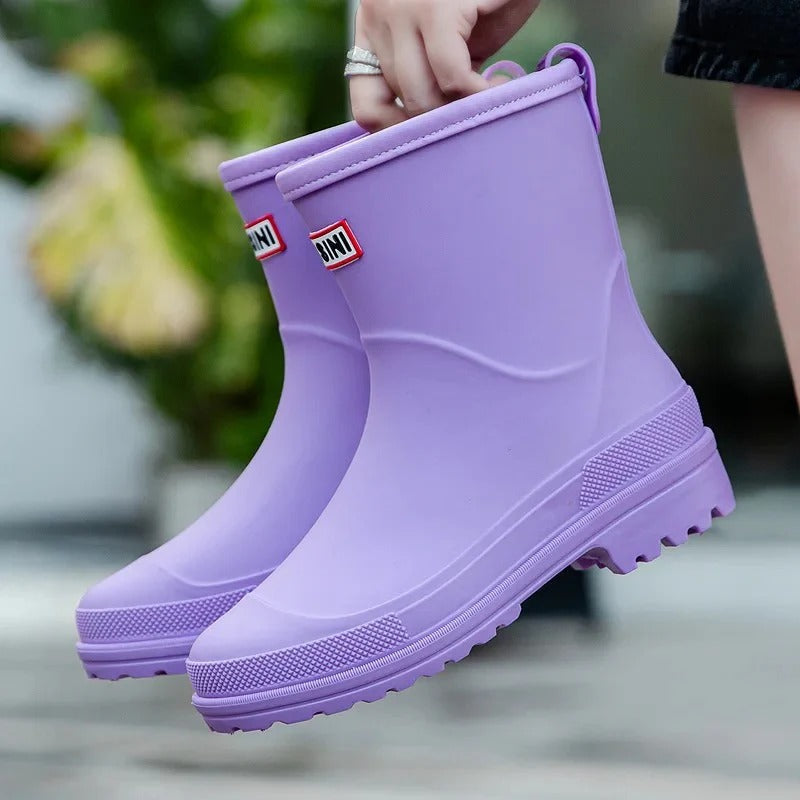 Darcie | Effortless Mid-Calf Waterproof Boots with Chunky Sole