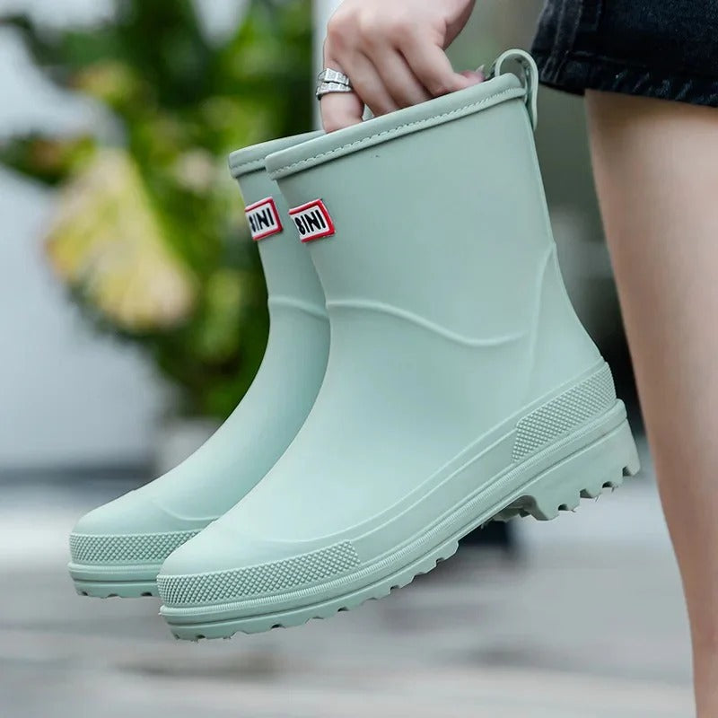 Darcie | Effortless Mid-Calf Waterproof Boots with Chunky Sole