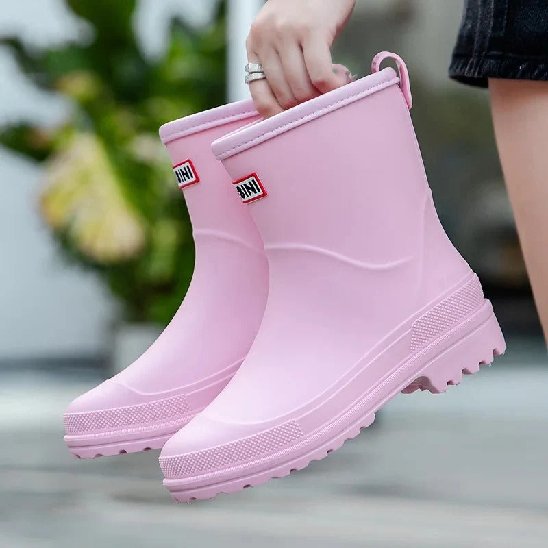 Darcie | Effortless Mid-Calf Waterproof Boots with Chunky Sole