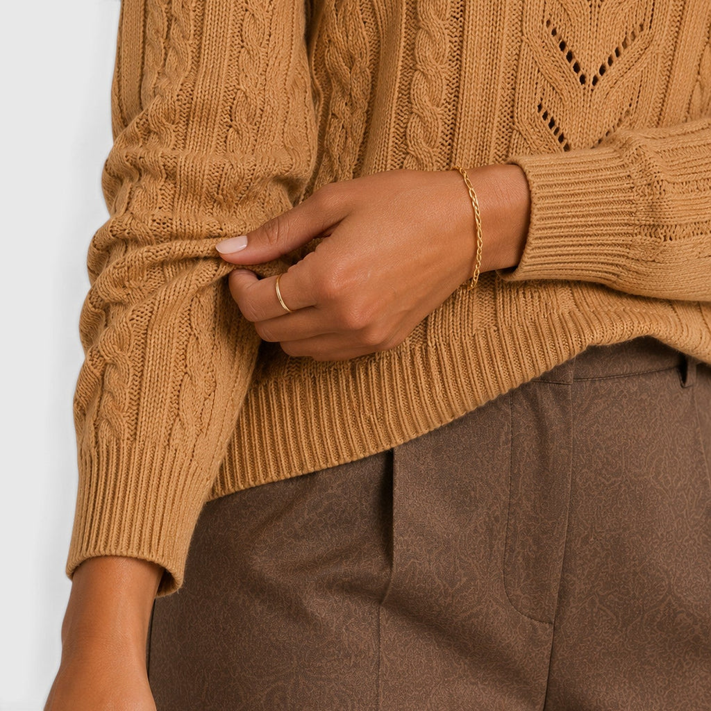 Darcie | Timeless Cable Stitch Womens Knit Jumper