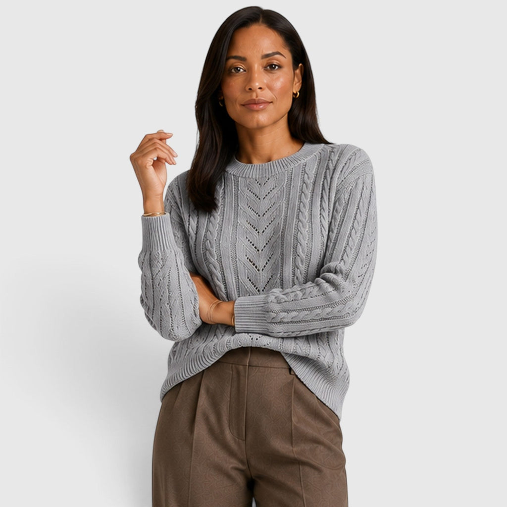 Darcie | Timeless Cable Stitch Womens Knit Jumper