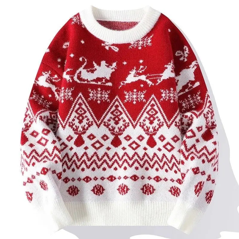 David | Cosy Nordic Reindeer Mens Xmas Jumper