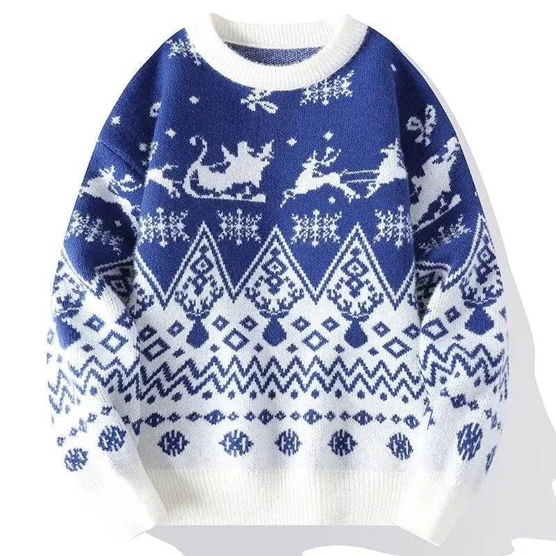 David | Cosy Nordic Reindeer Mens Xmas Jumper