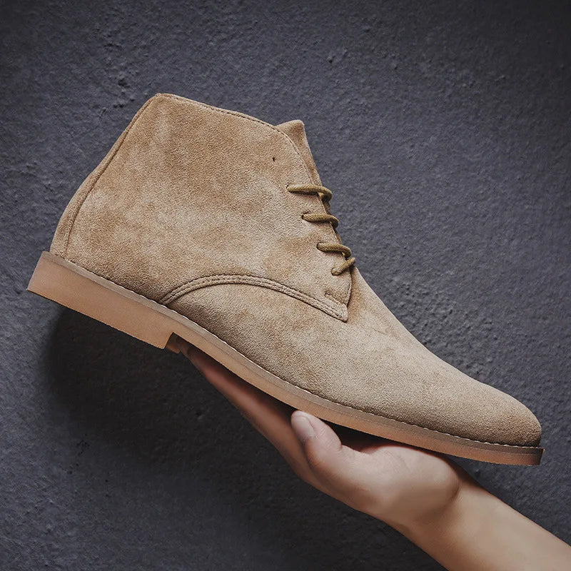 David | Relaxed Suede-Look Chukka Mens Boots