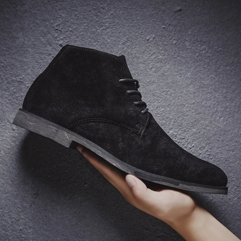 David | Relaxed Suede-Look Chukka Mens Boots