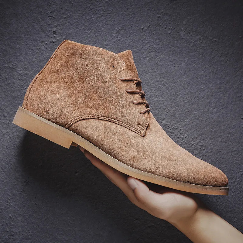 David | Relaxed Suede-Look Chukka Mens Boots