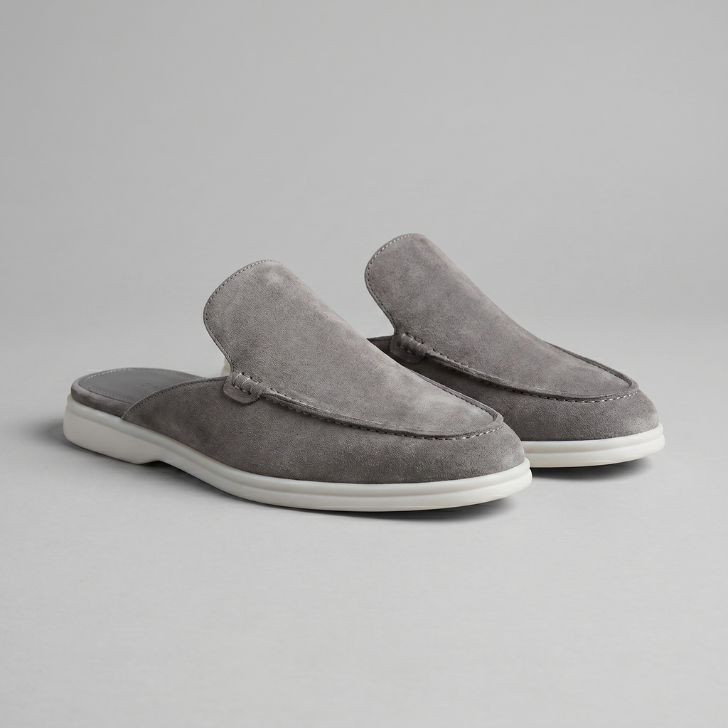 David | Stylish Backless Loafer Mens Slippers
