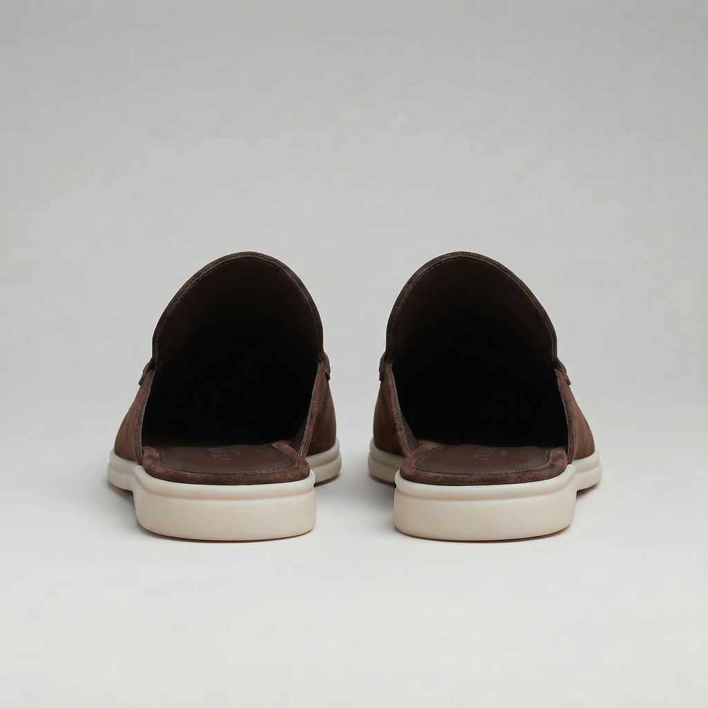 David | Stylish Backless Loafer Mens Slippers